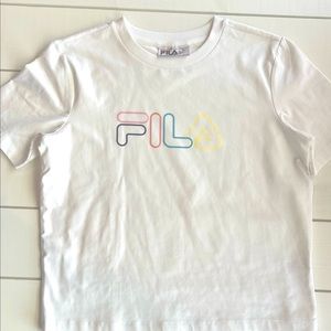 FILA Logo White Tee